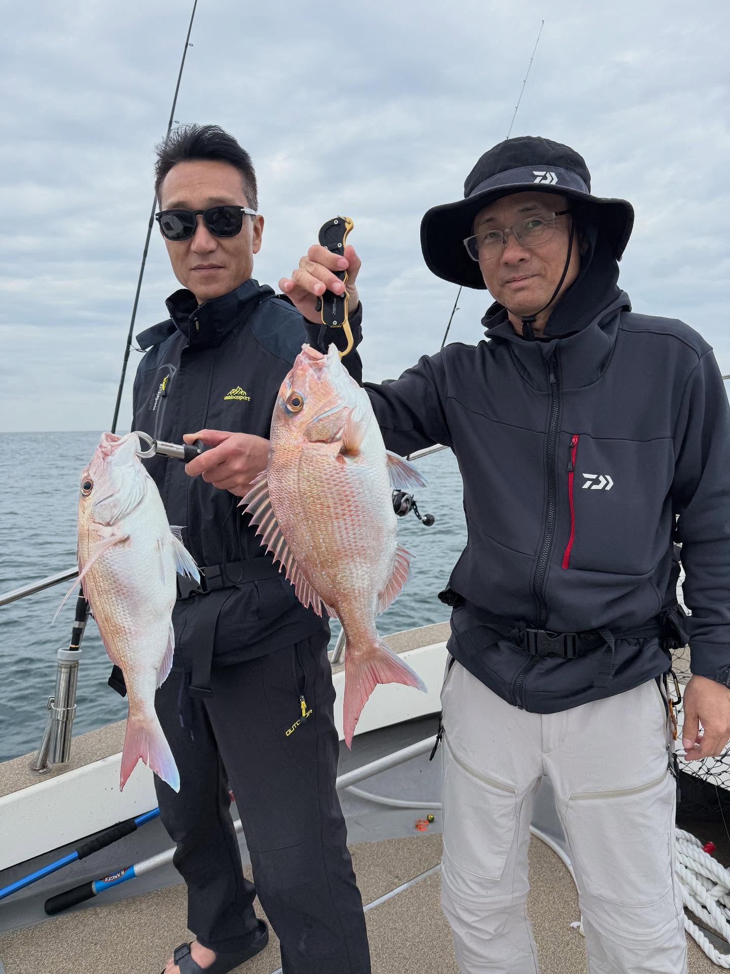 10月25日 タイラバ便今日も近海でタイラバ連日釣れまくってたポイントで、渋い中でも、ポツポツ船酔いと戦いながら頑張って頂きました🫡最後までありがとうございました#遊漁船#遊漁船DAIYA#福岡#博多#箱崎漁港#釣り#釣り好きと繋がりたい
